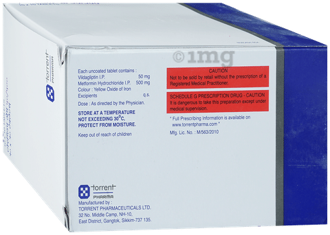 Torglip M 50/500 Tablet image