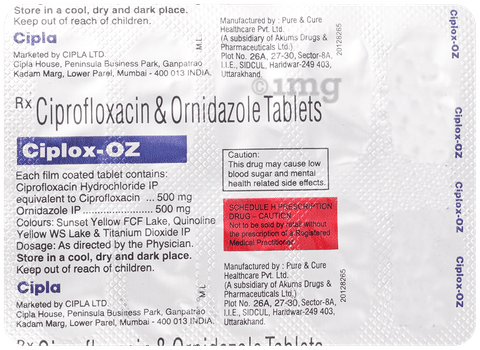 Ciplox 500mg Price In India
