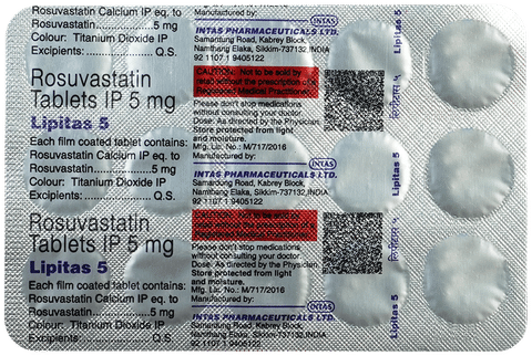 LipiTAS 5mg Tablet image LipiTAS 5mg Tablet image