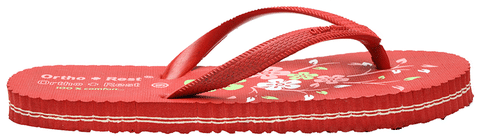 Red flip online flops ladies