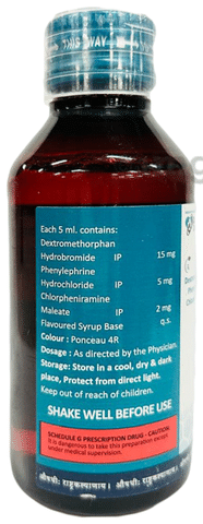 Daily Dava Dextromethaorphan Hydrobromide+Phenylephrine Hydrochloride+Chlorpheniramine Maleate Syrup Sugar Free