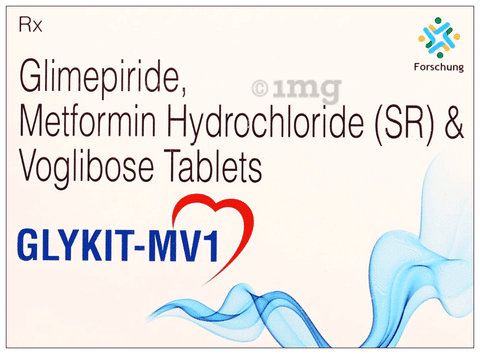 Glykit-MV 1 Tablet SR image