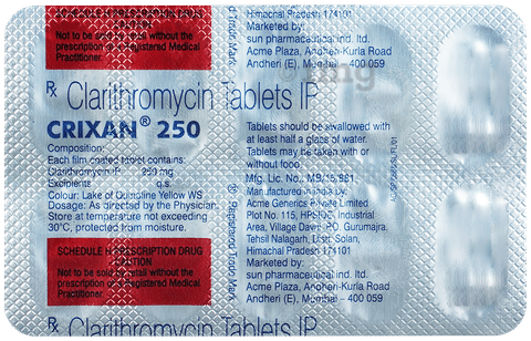 cRIXan 250 Tablet image