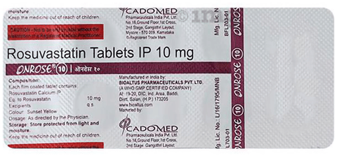ओनरोस 10mg टैबलेट image