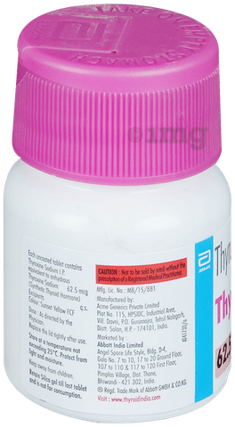 THYronorm 62.5mcg Tablet image