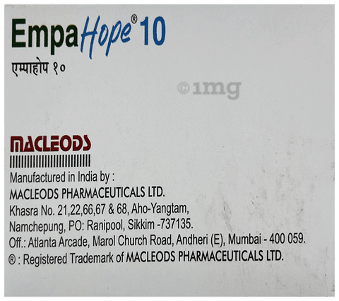 Empahope 10 Tablet image Empahope 10 Tablet image