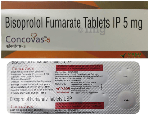 Concovas 5mg Tablet image Concovas 5mg Tablet image