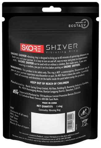 shiver vibrating ring Skore Shiver Body Massager For Him main image 0
