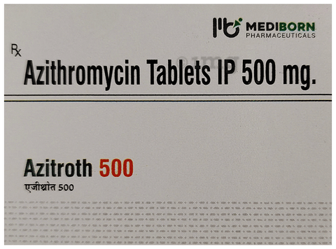 Azitroth 500 Tablet image