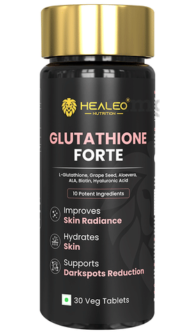 Healeo Nutrition Gluthathione Forte Veg Tablet: Buy bottle of 30.0 tablets  at best price in India | 1mg
