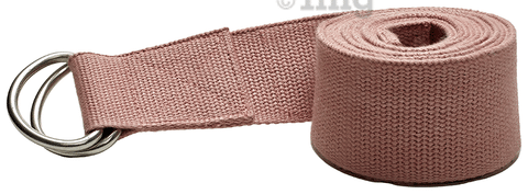 Sarveda Yoga Belt Organic Cotton Strap for Stretching Rose Buy