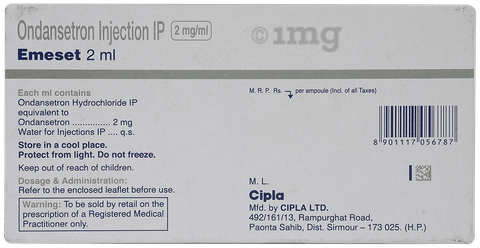 Emeset Injection (2ml Each) image