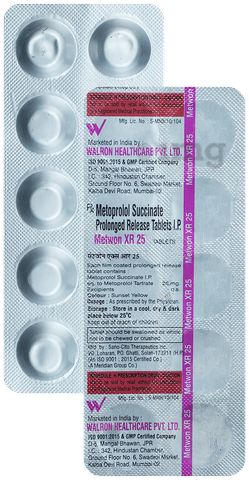 Metwon XR 25 Tablet image Metwon XR 25 Tablet image