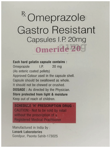Omeride 20 Capsule image