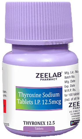 Thyronex 12.5 Tablet image Thyronex 12.5 Tablet image