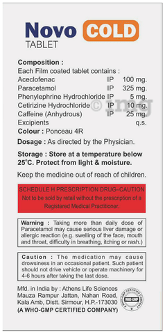 Novo Cold Tablet image Novo Cold Tablet image