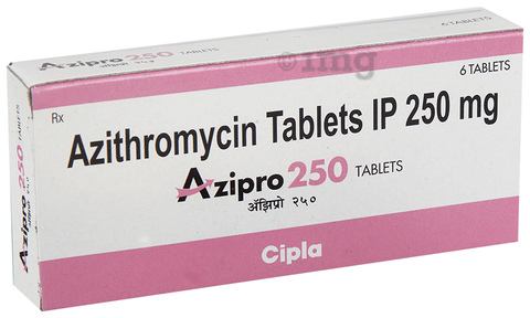 Azipro 250 Tablet image