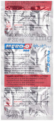 Mero-O 200 Tablet image