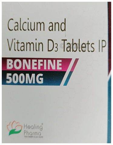 Healing Pharma Bonefine 500mg Tablet image