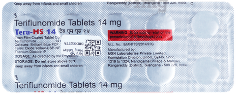 Teru MS 14mg Tablet image Teru MS 14mg Tablet image
