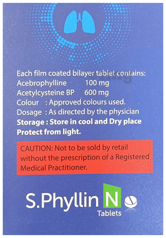 S Phyllin N Tablet image S Phyllin N Tablet image