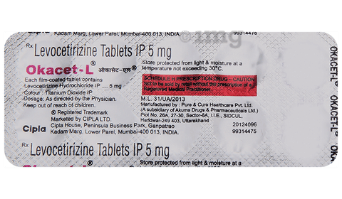 Okacet-L Tablet image