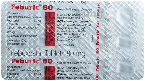Feburic 80 Tablet image