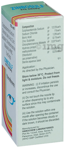 Zinbosulf Eye Drops image Zinbosulf Eye Drops image