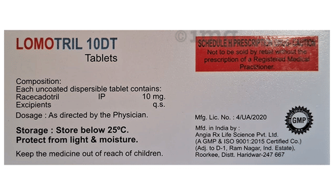 Lomotril 10DT Tablet Orange image