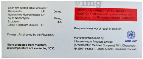 Nurvopic NT 100 Tablet image