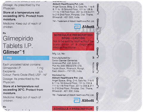 Glimer 1 Tablet image