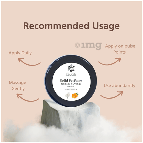 Natuur Solid Perfume Jasmine & Orange 5
