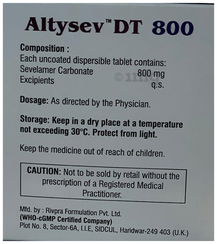 Altysev DT 800 Tablet
