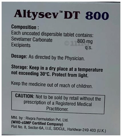 Altysev DT 800 Tablet image Altysev DT 800 Tablet image