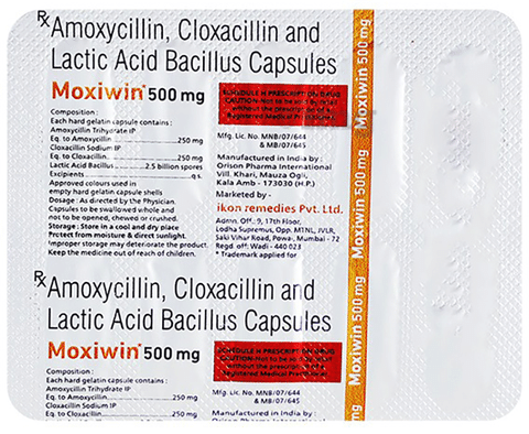 Moxiwin 500mg Capsule