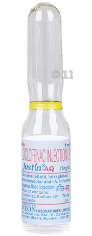 Buy Justin AQ 75mg Injection Online: View Uses, Side Effects, Price ...