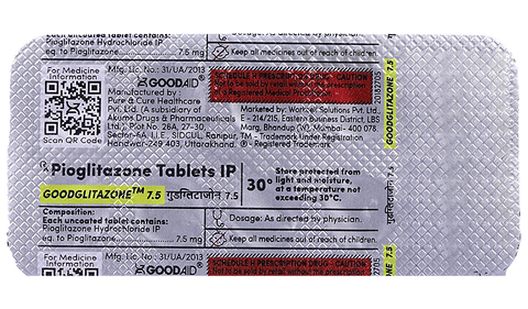Goodglitazone 7.5 Tablet image