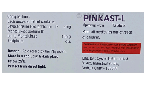 Pinkast-L Tablet image Pinkast-L Tablet image