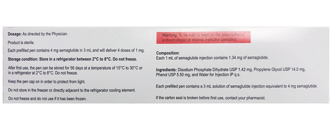 Semabest 4mg Injection image