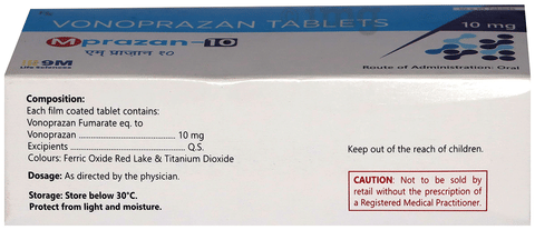 Mprazan 10 Tablet image