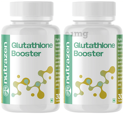 Nutrazen Glutathione Booster Tablet ( 30 Each ): Buy combo pack of 2.0  bottles at best price in India