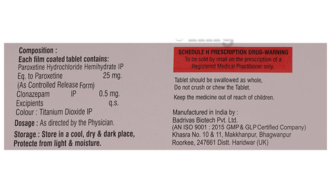 Paxian-Plus 25 Tablet CR image Paxian-Plus 25 Tablet CR image