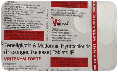 Vriten-M Forte Tablet PR image Vriten-M Forte Tablet PR image