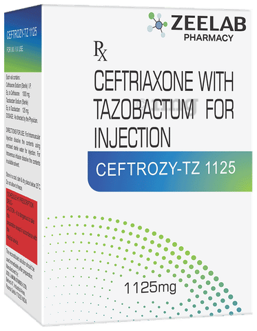 Ceftrozy-TZ 1125 Injection image Ceftrozy-TZ 1125 Injection image