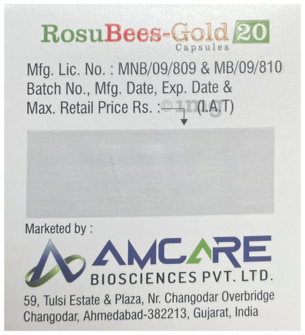 Rosubees-Gold 20 Capsule image Rosubees-Gold 20 Capsule image