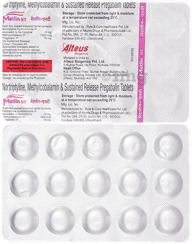 Metlin NT Tablet SR image
