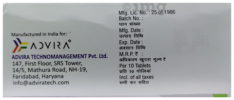 Advimef Spas 10mg/250mg Tablet