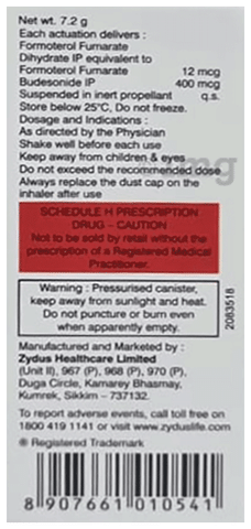 Formonide Forte 12mcg/400mcg Inhaler