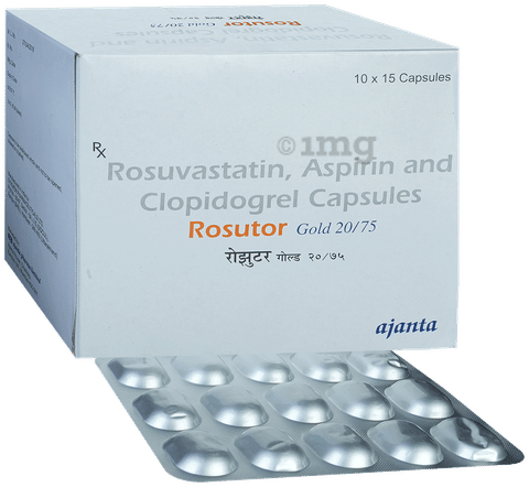 Rosutor Gold 20/75 Capsule image Rosutor Gold 20/75 Capsule image