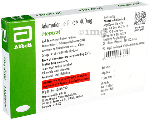 Heptral 400mg Tablet image